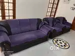 Branded lavender colour luxury sofa