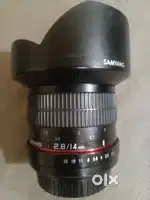 canon 14mm f2.8 samyang lens ,excellent condition               12000