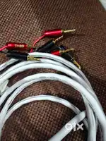Speaker cables power cable RCA XLR cables.