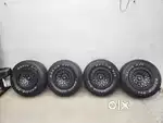 Black rhino barricade alloy wheels for Mahindra thar