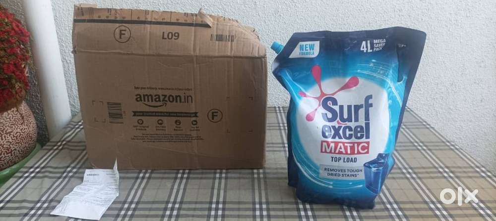 Surf Excel Matic Top Load Washing machine  liquid 4L pack