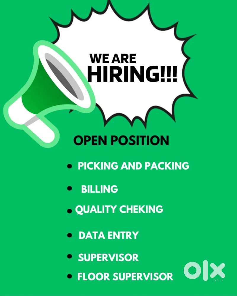 WE ARE HIRING BUILLING EXECUTIVE FOR WAREHOUSE