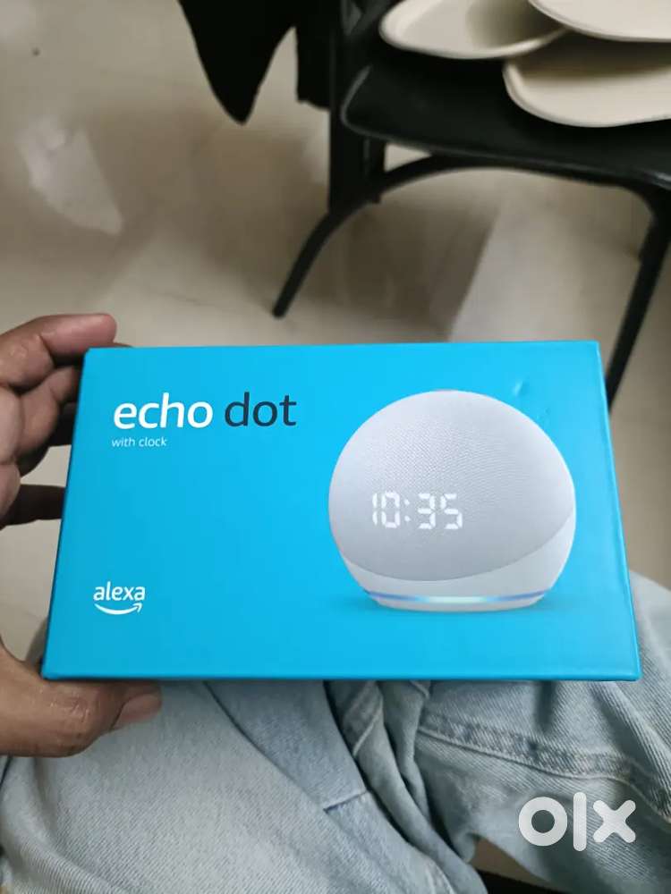 Echo dot with clock