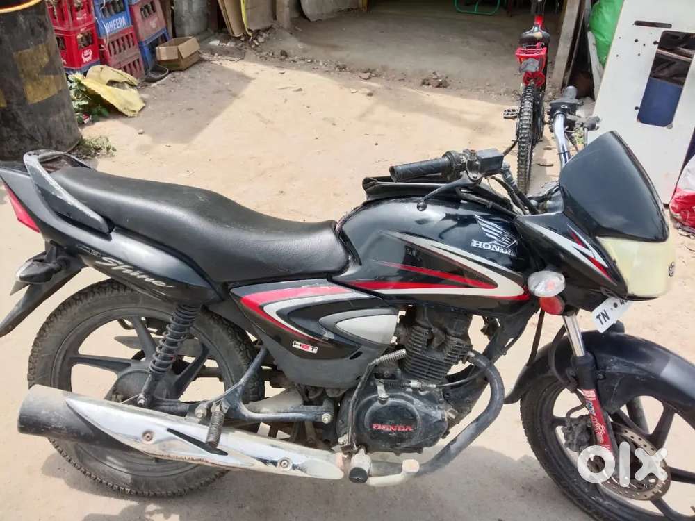 Honda shine 2017.  km ,46000