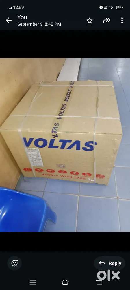 VOLTAS BRAND NEW SEAL PACK 1.5 TON WINDOW AC