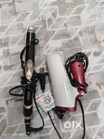 Hair dryer and straightener