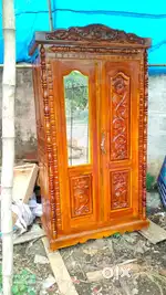 Wooden wardrobe