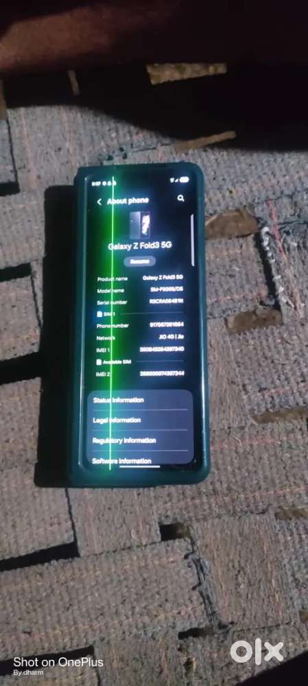 Z fold 3 5g 256gb