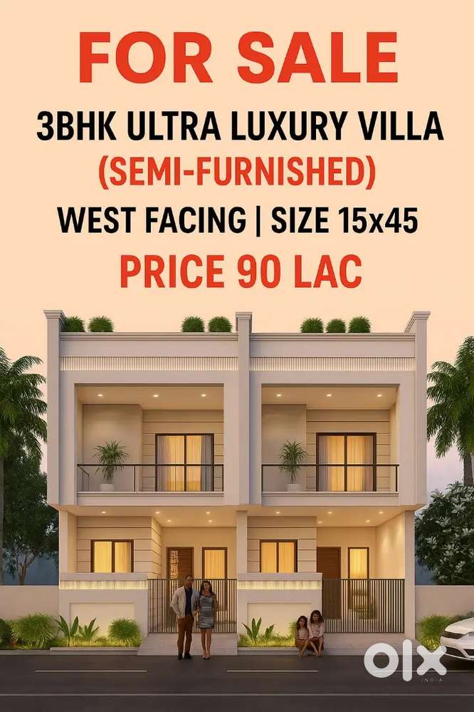 3 BHK luxury villas sirsi road near vaishali nagar