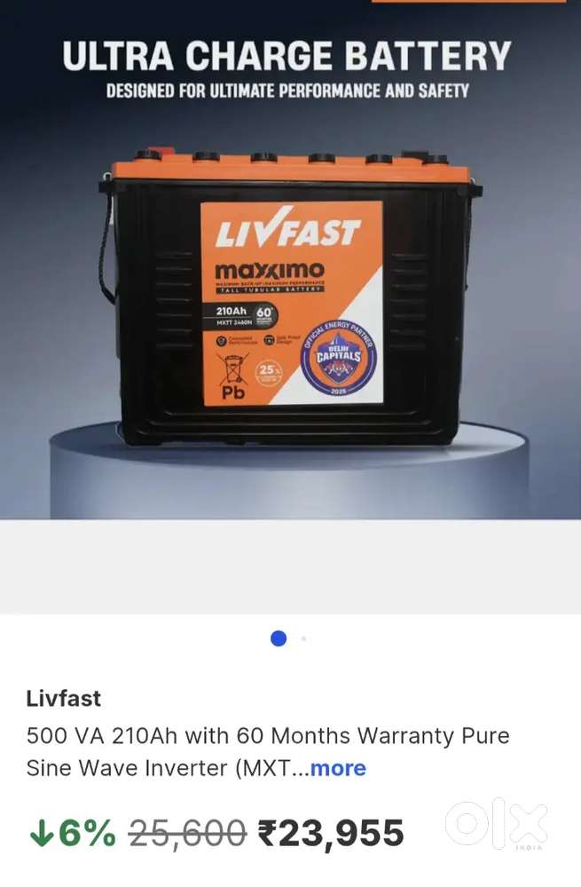 Livfast Battery with inverter