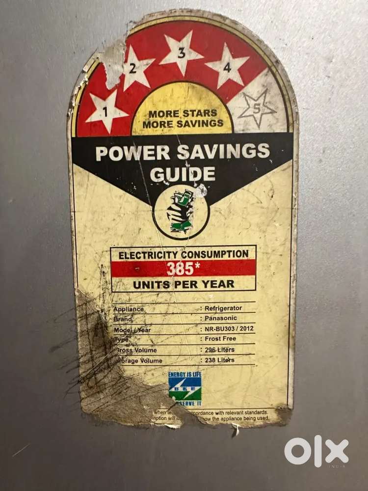 Panasonic double door fridge
