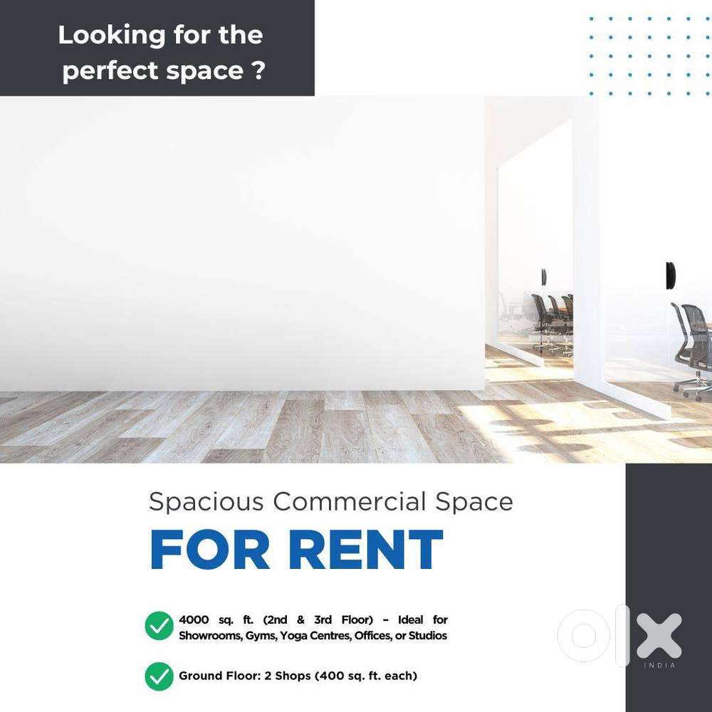 Spacious 4000 sq.ft Space + 2 Shops for Rent – Naruvamoodu, Trivandrum