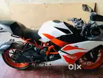 Ktm Rc white orange