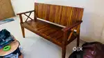 Wooden bench