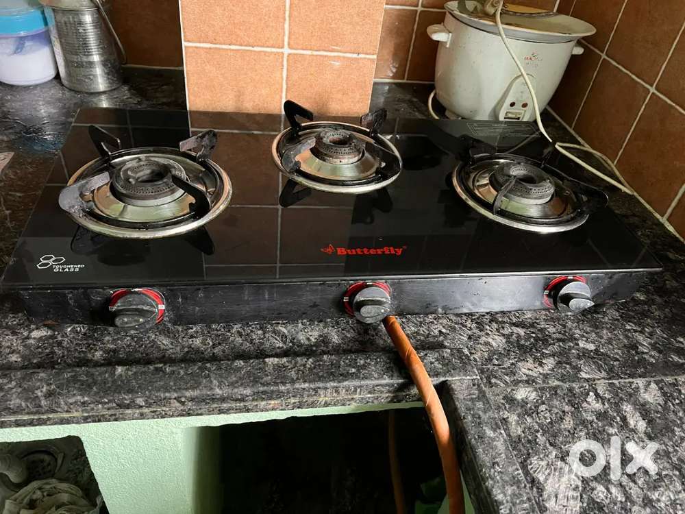 Butterfly 3 burnel gas stove