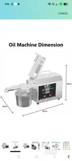 VRT Edible oil making machine