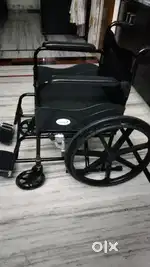 Wheel chair for adults with potty free commode facility for adults