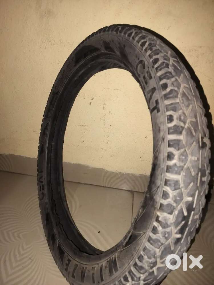 A back wheel of bike