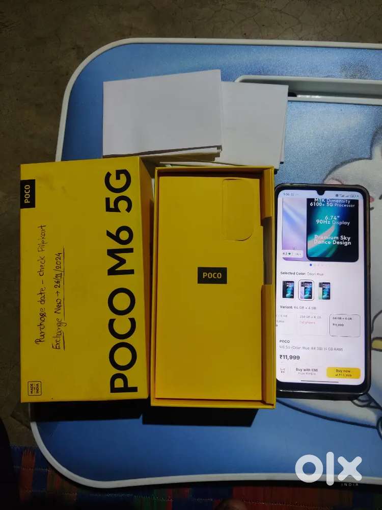 Poco M6 5G  4GB RAM /64GB