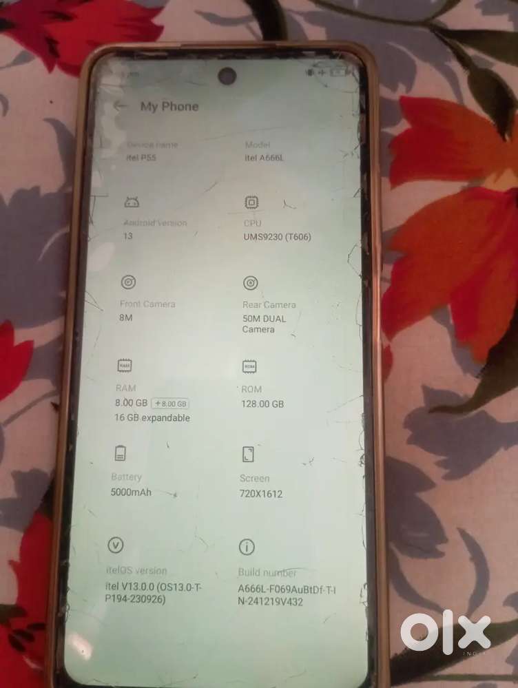 Itel p55  16 128