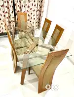 Glass Top Dining Table