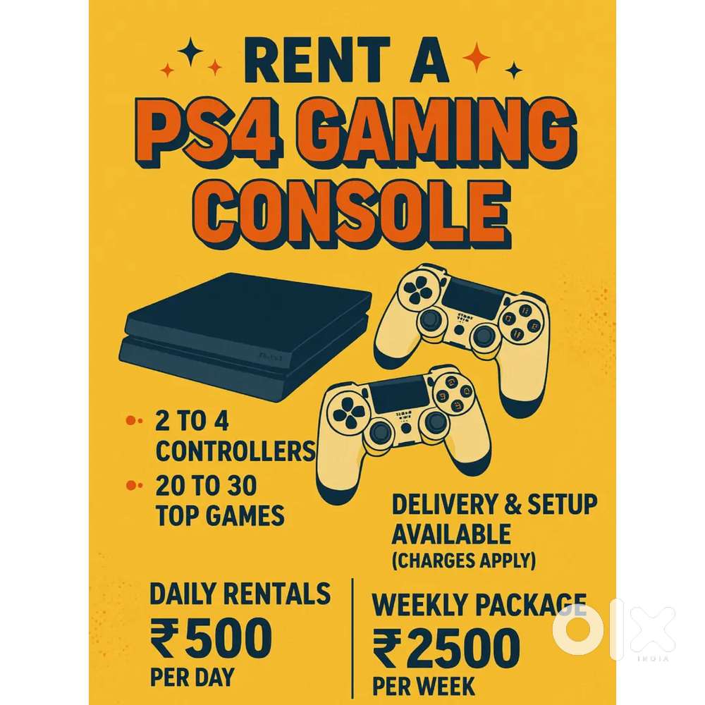 PS4 & PS5 FOR RENTALS IN MANGLORE playstaion Gaming Sony