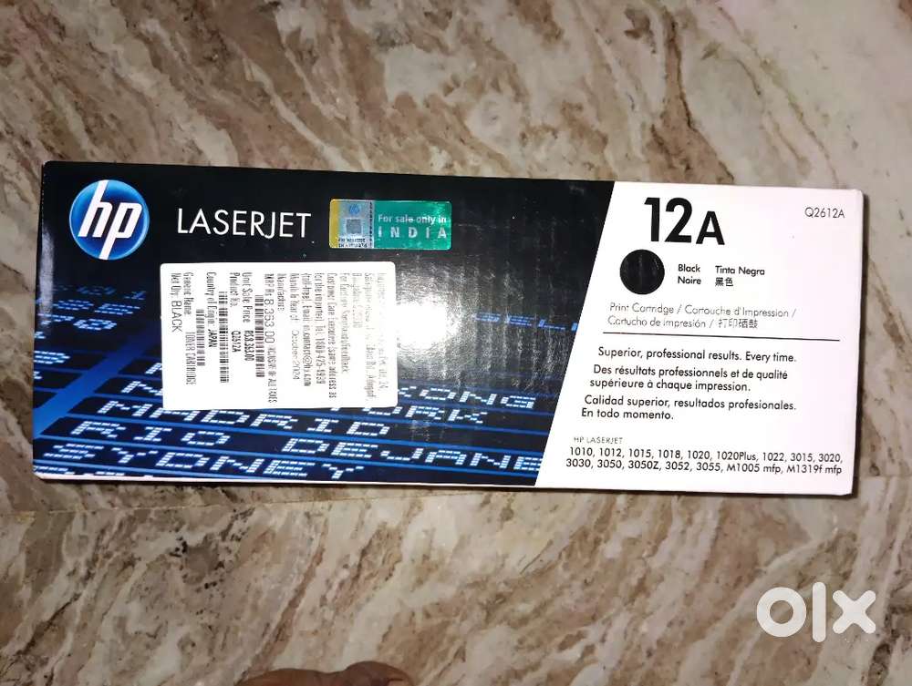 I want to sell brand new hp original tonner cartridge