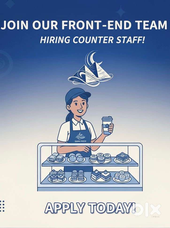 Counter staff required