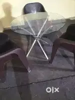 Glass table , computer table , office table and office chair for sale
