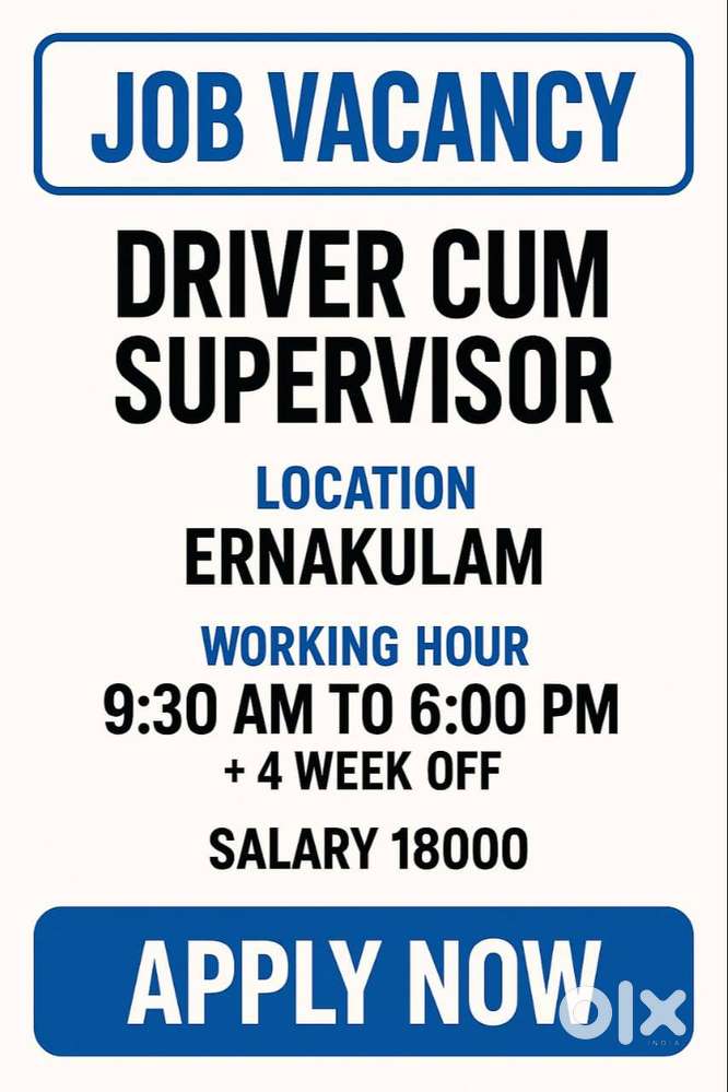 Driver cum Supervisor
