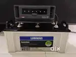 Inverter and battery 1 year old