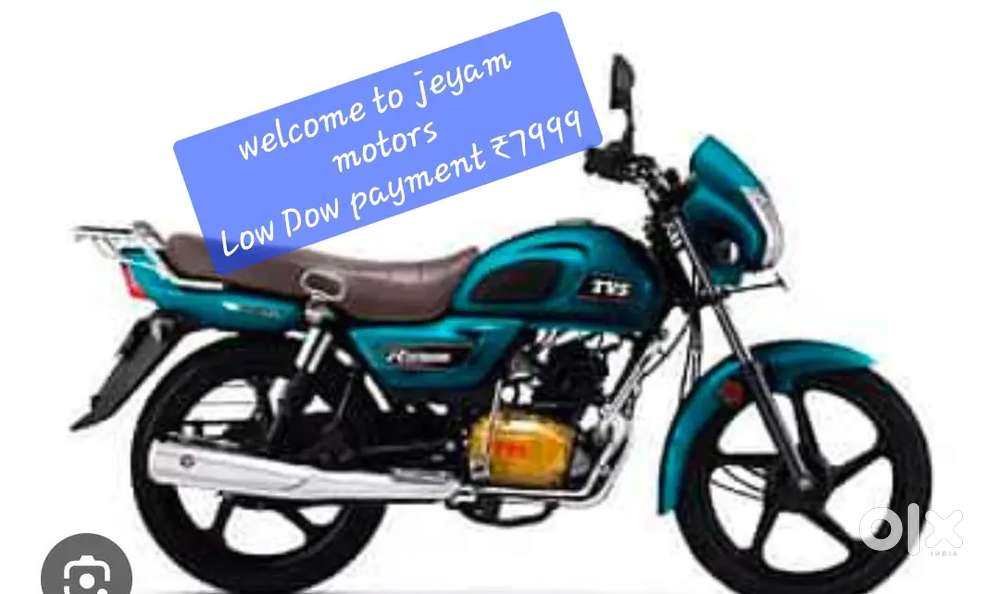 TVS all bike குறைந்த முன்பணம் செலுத்தி வாகனத்தை ஒட்டி செல்லுங்கள்