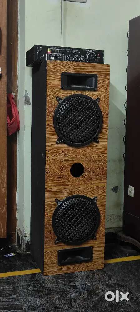 10 inches speakar with amplifier