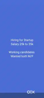 Hiring for contract based office work