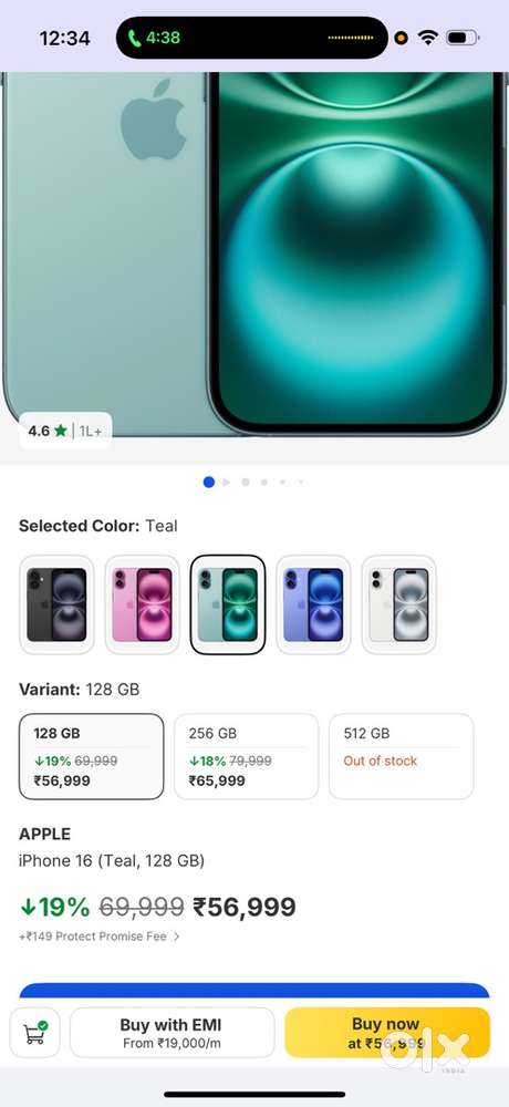 Iphone 16 activated 25 tarika ka