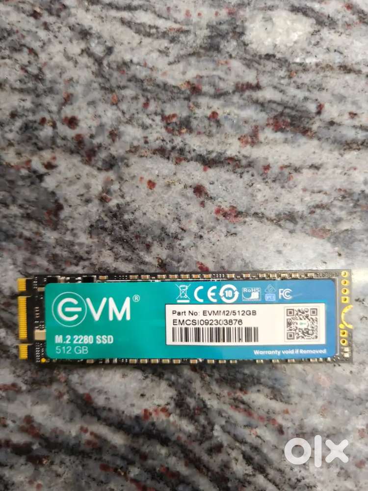 EVM 512gb M.2 nvme 23 days old