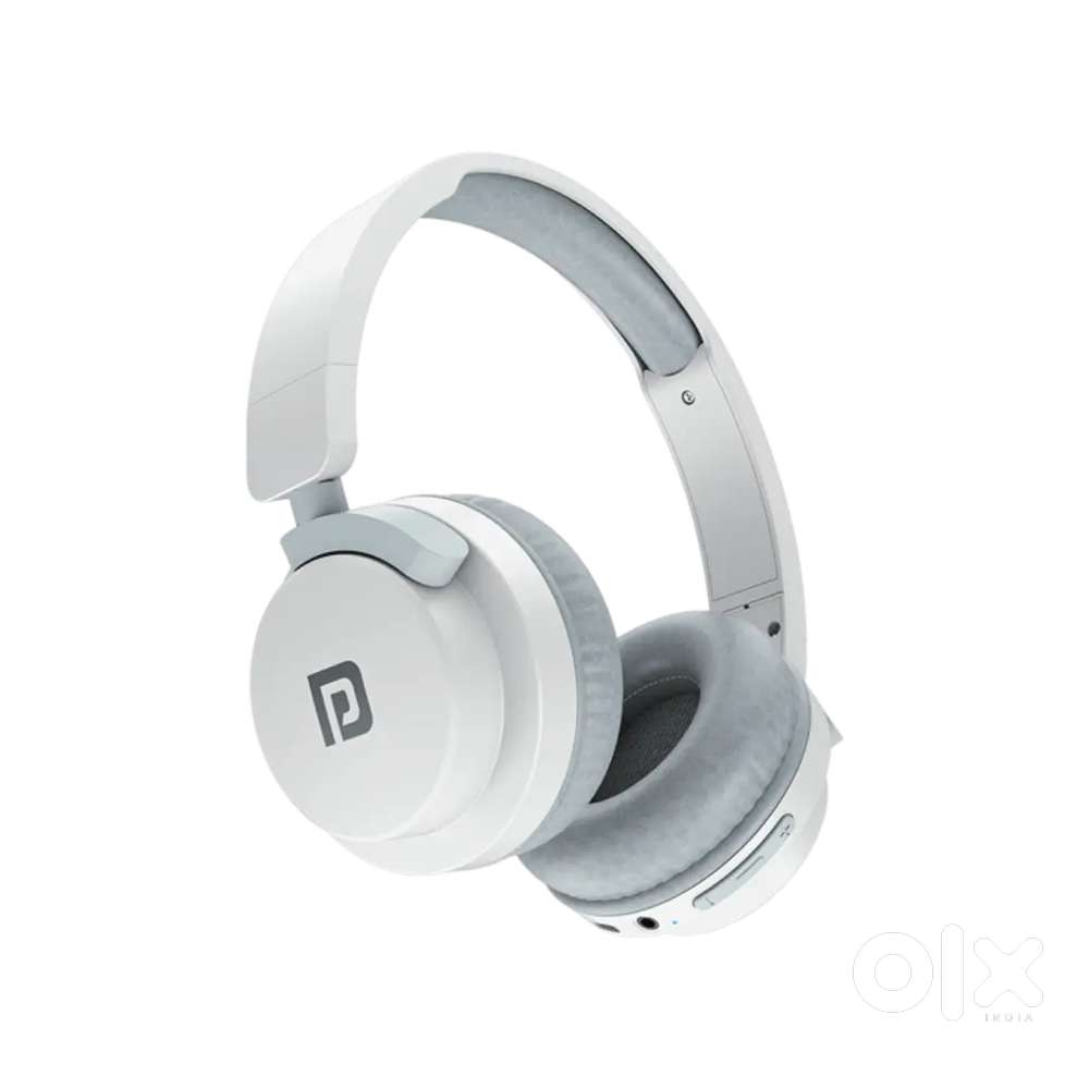 Portronics Muffs M2 Bluetooth Headphones (White)