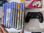 Playstation 4 Controller & Games(PS4 GAMES & REMOTE)