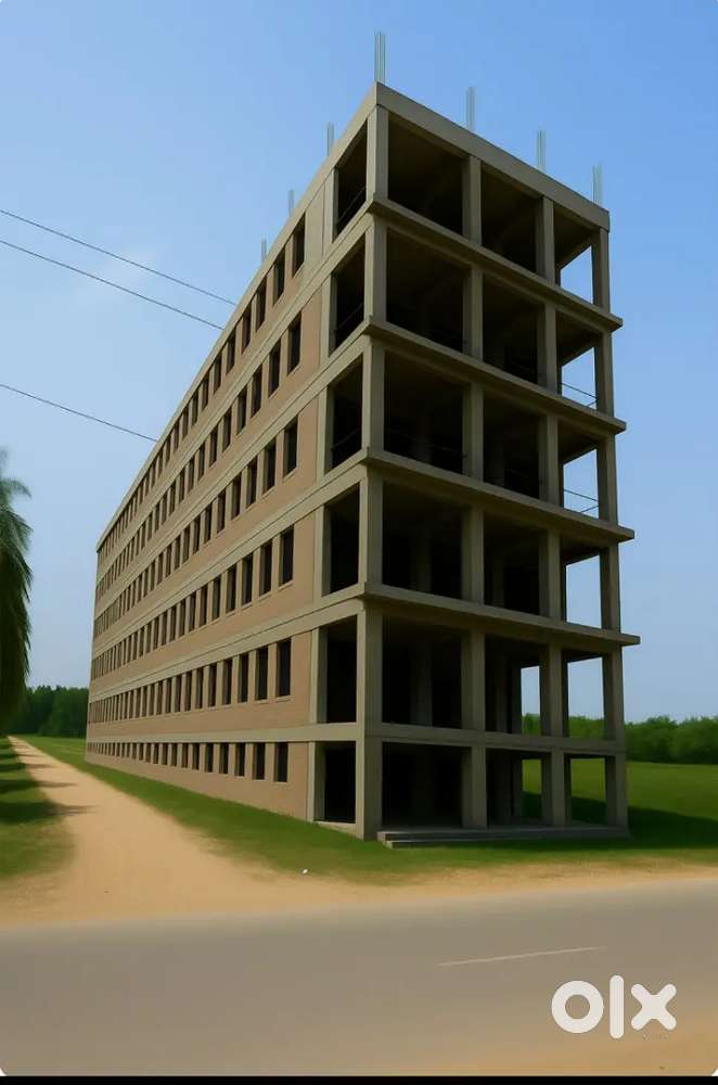 Space Available for Rent with ample vacant open land in the Back side