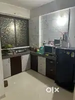 2bhk semi furnished flat .