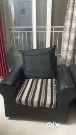 3 + 1 + 1 sofa available with table