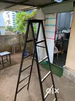 6 feet metal folding ladder
