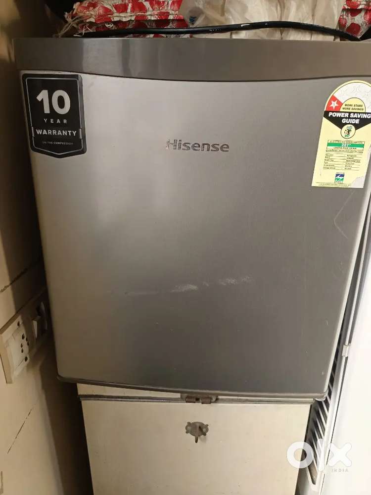 Small fridge 1 year use only 10year warranty on the compressor.