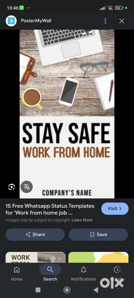 Work from home free lancing.