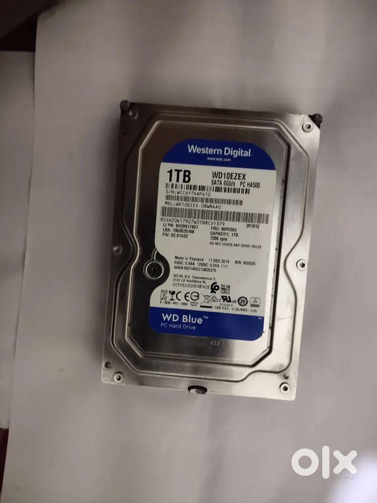 WD DESKTOP HARD DISK- 1TB-RS- 3500/-