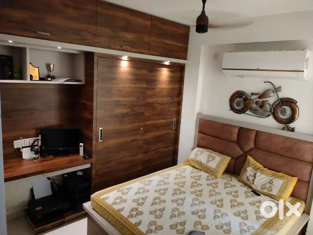 3bhk fully furnished independent flat no restriction by owner