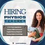 Physics Teacher for CBSE School