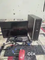 Computar screen enter an cpu  hp all wire included with,mouse 8 gb ram