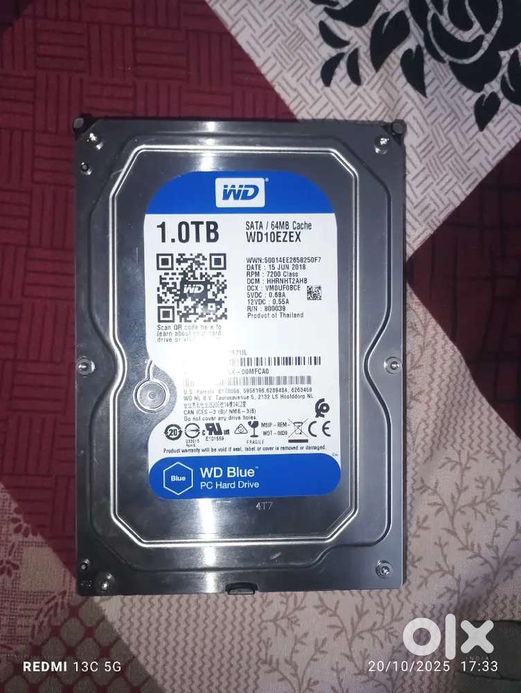 Hard disk wb blue pc hard drive 1TB