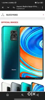 Mi note 9 pro max 6/64